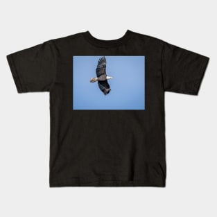 Soaring Bald Eagle Kids T-Shirt